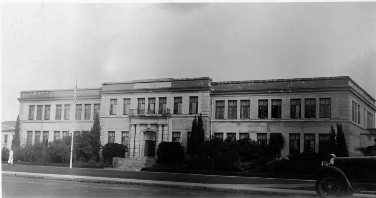 A historic Garden Grove civic building, circa early 1900s